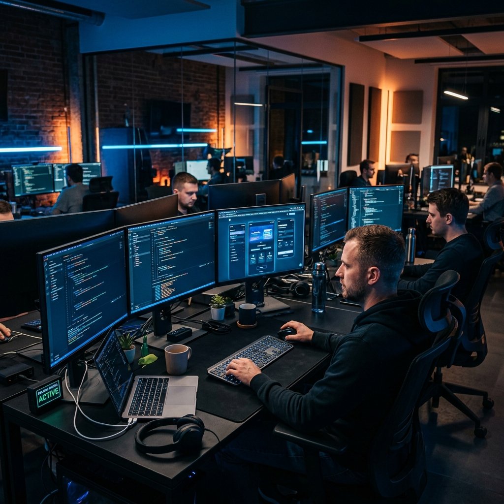 Infinity SoftHub Software Developers Coding Workstations