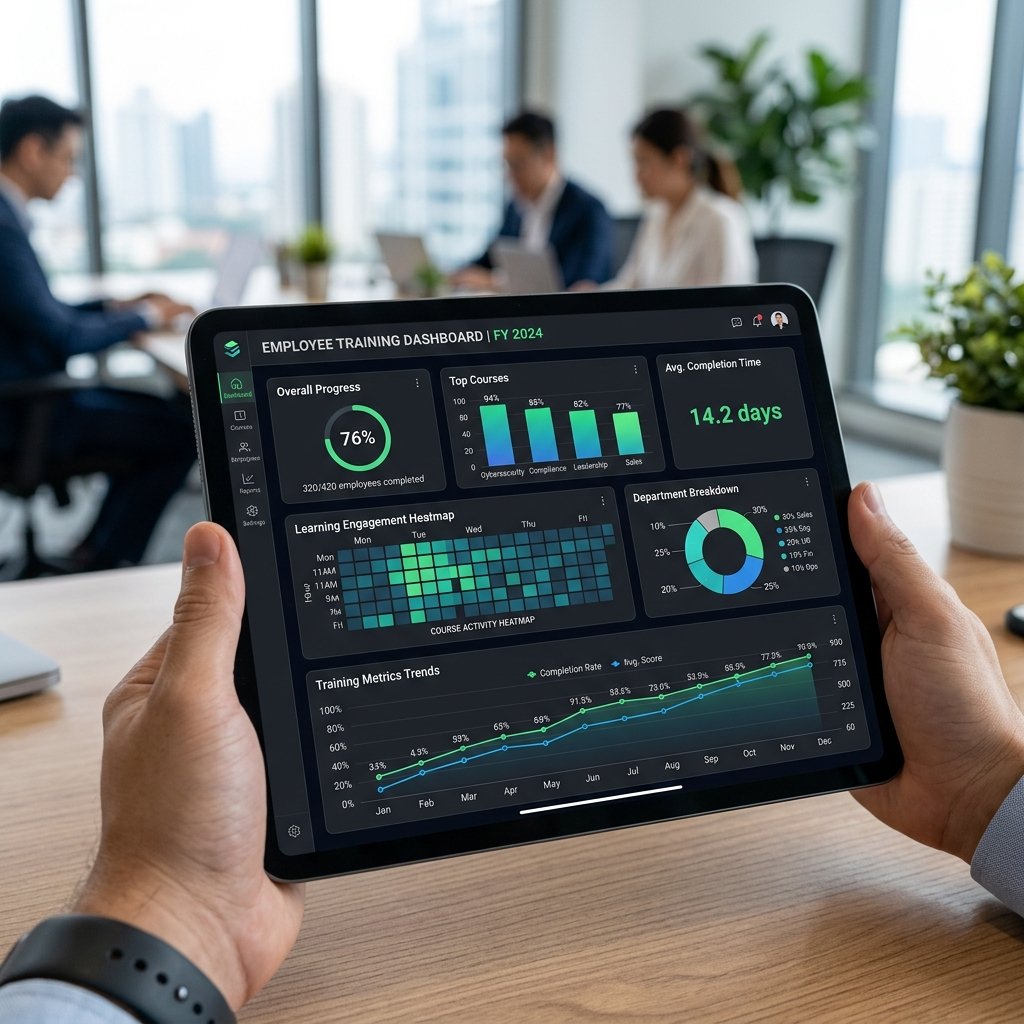 Custom Corporate Training Dashboard Portal