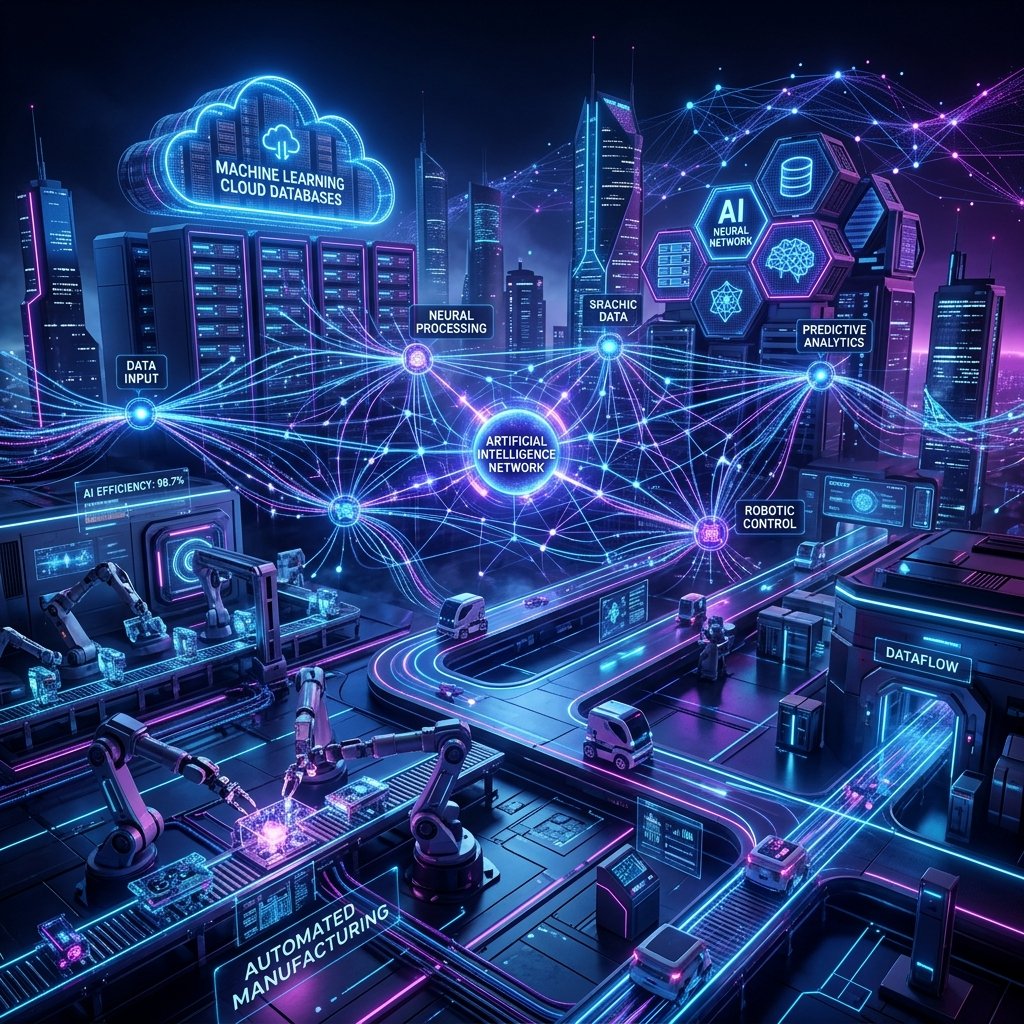 Infinity SoftHub AI Cloud Automation Network Layout